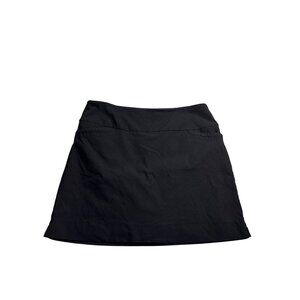 S.C. & CO. Womens Black Skort Size XL Rayon Blend Pull On Basic Classic